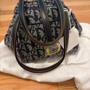 Dior Black and Denim Mini Bag